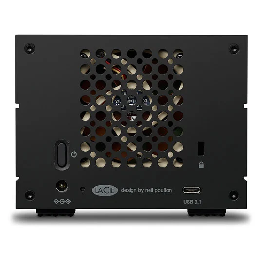 LaCie 2big RAID 8TB External Desktop Hard Drive USB-C Black - Image 3