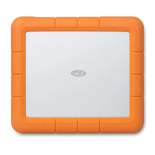 LaCie Rugged RAID Shuttle 8TB External Hard Drive Thunderbolt 3 Orange - Image 1