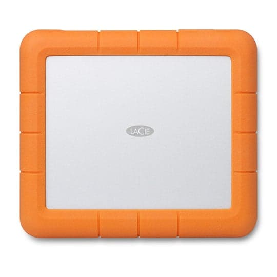 LaCie Rugged RAID Shuttle 8TB External Hard Drive Thunderbolt 3 Orange