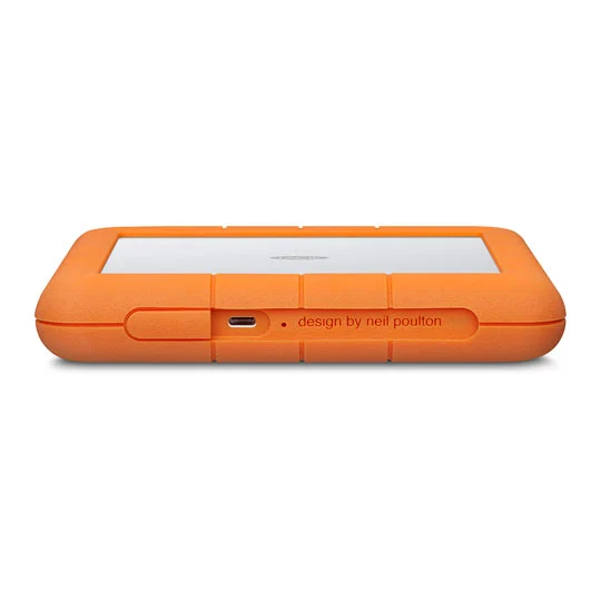 LaCie Rugged RAID Shuttle 8TB External Hard Drive Thunderbolt 3 Orange - Image 2