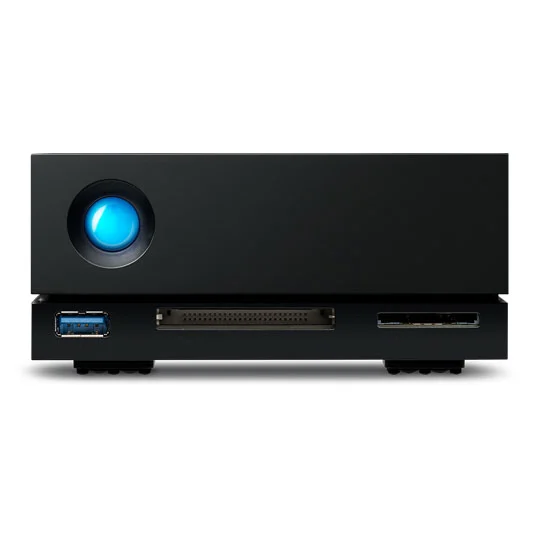 LaCie 1big Dock 10TB External Hard Drive Thunderbolt 3 Black (STHS10000800) - Image 1