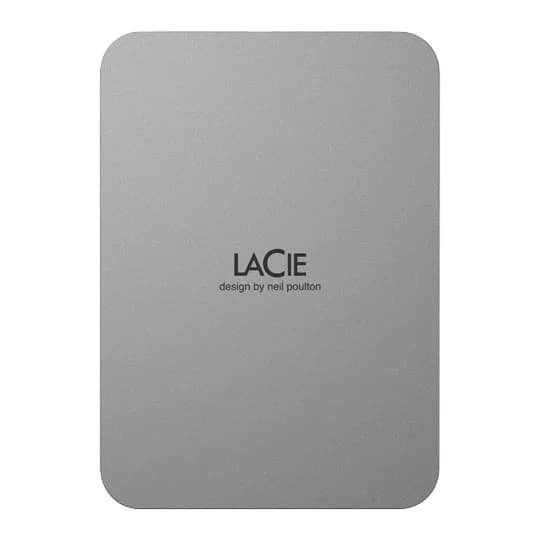 LaCie Mobile Drive 5TB External Portable Hard Drive USB-C Silver - Image 2