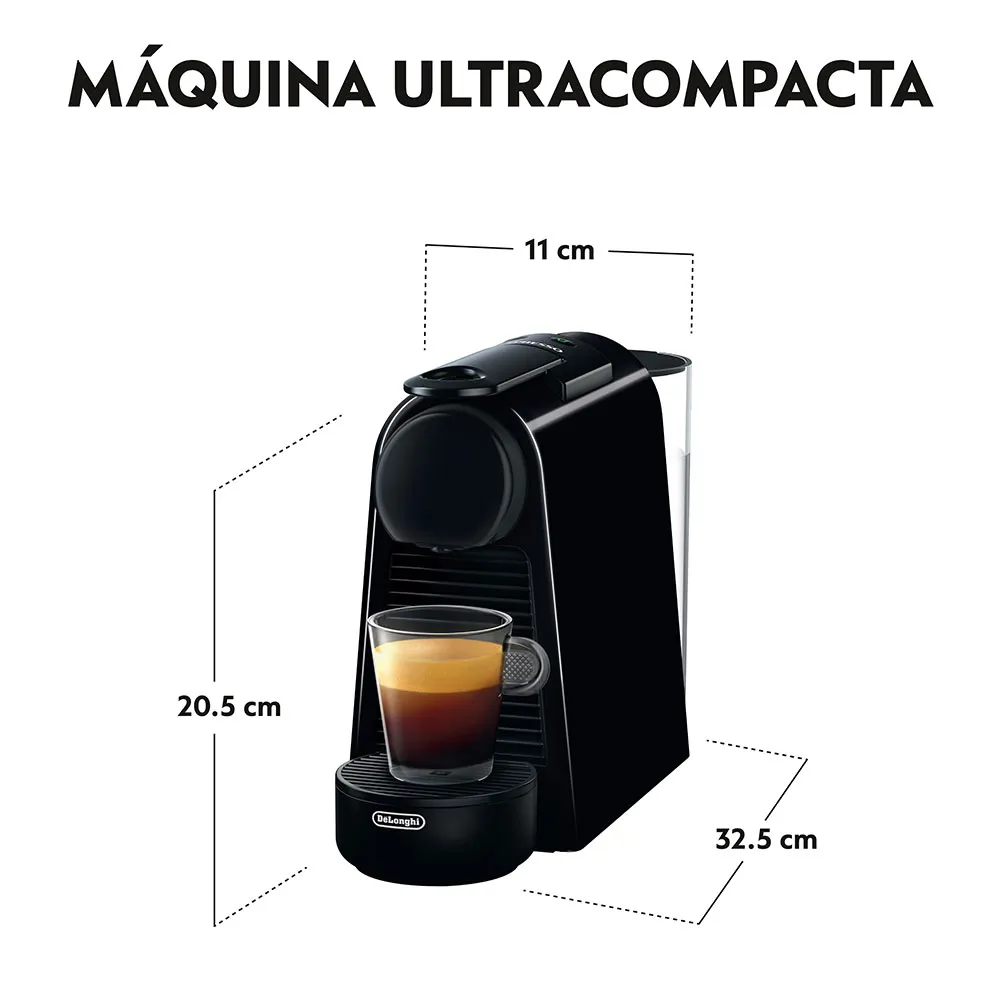 Nespresso De'Longhi Essenza Mini EN85.B Pod Coffee Machine 0.6L - Black - Image 3